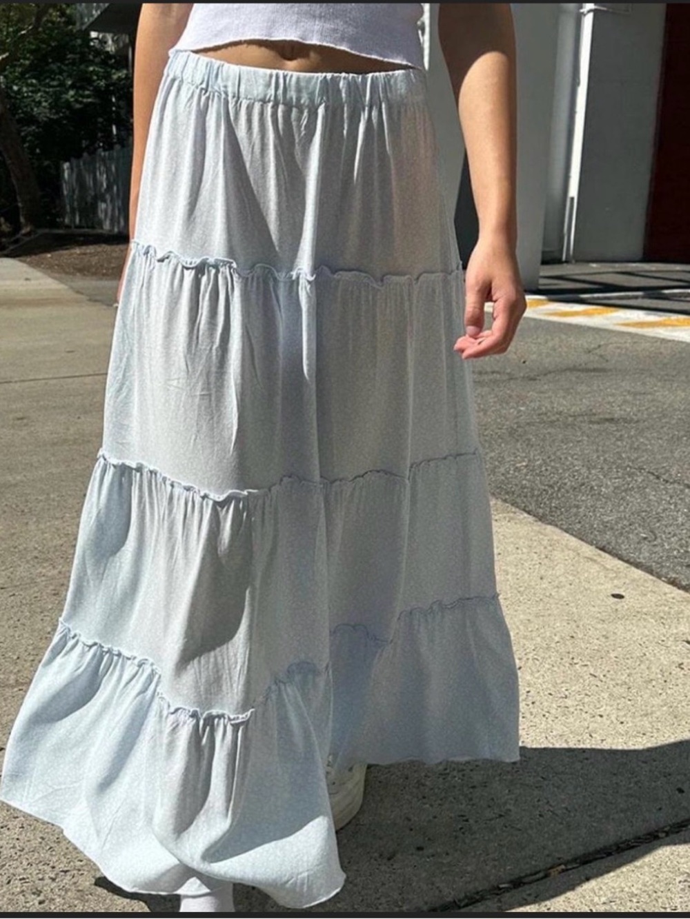 Brandy Melville Floral Izzy Maxi Skirt